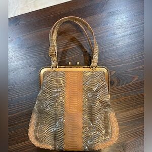 Bottega Venteta Python and Stingray  Handbag